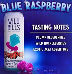 Wild Bill's - Ring Pop Soda - Blue Raspberry